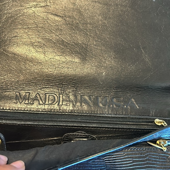 Brahmin all leather vintage crossbody bag in black - Picture 9 of 16